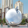 Gran esfera Metal de acero inoxidable para la decoración del Jardín Plaza