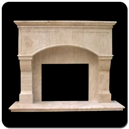 Contemporary Art Living Room Cheap Stone Fireplace Mantel