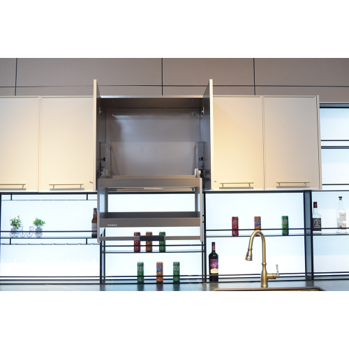 Sleek &amp; Spaphistmated Kicheni Kicheni Cabinet ine Slide Dhawa