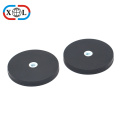 Internal Thread Neodymium Black Rubber Magnet