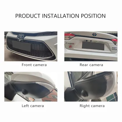 Coview 4S: 360 Degrees 4-Way Mirror Car Camera for Safe Driving and Reversing Aid