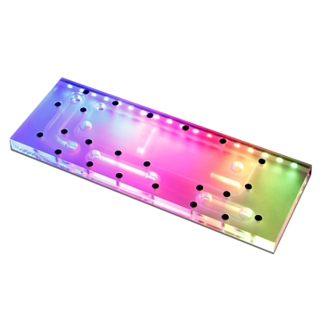 Waterway Board Deflector for Cooler Master H500P Case - Barrow Distro Plate for 5V Liquid Cooling System H500P-SDB V1