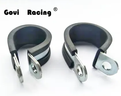 Custom Rubber Lined P Clips Hose Clamps