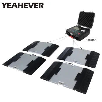 Portable Wireless Axle Weigher for High Capacity Truck Scale and Load Balancing