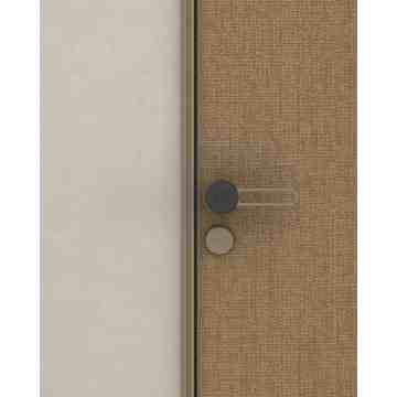 Porta articulada fina de alumínio para interiores modernos | SALOLÉIA