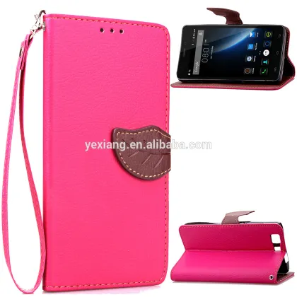 Flip Leather wallet back cover mobile smart phone case for doogee x5 pro case