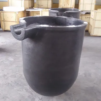 Spouted Silicon Carbide Graphite Crucible