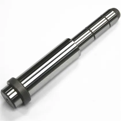 Precision shouldered oil grooves guide pillars with centering collars