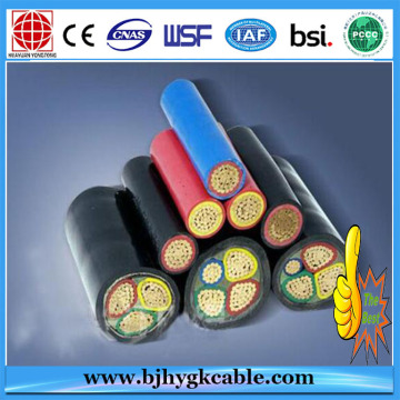 Cable de bajo consumo de halógeno sin halógeno / Cable de alimentación / Cable de cobre WDZA-YJY