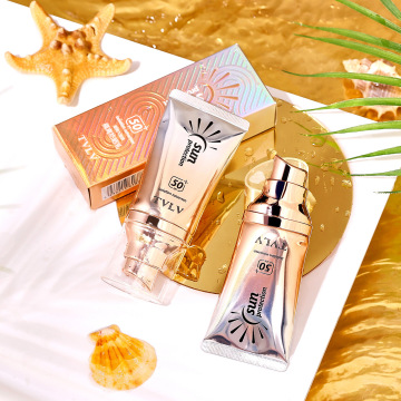 قابلة للتخصيص SPF 50 SUNTED TINTED: مثالي لماركات الملصقات الخاصة
