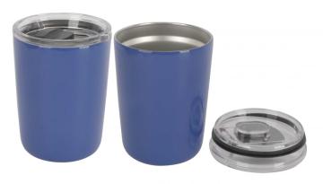 Copa de termo casual azul profundo
