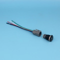 19mm black button switch sport words ring led Reset or on-off wiring harness waterproof metal push switch