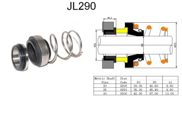 Mechanical Seal 290/Shaft Seals/Gleitringdichtung/Tenuta Meccanica/Sello Mecanico