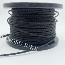 Cuerda de acero inoxidable de óxido negro