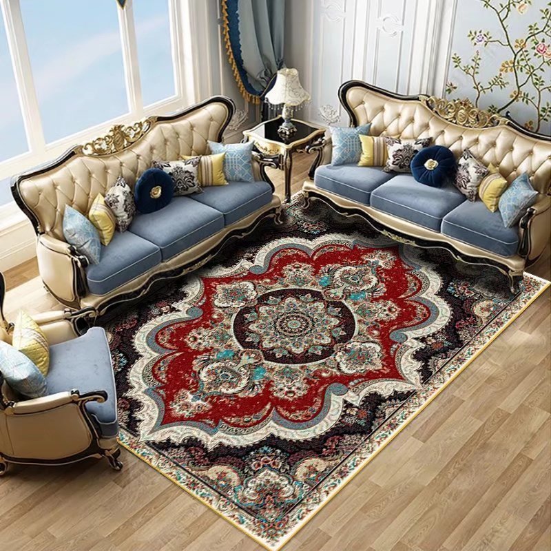 Modern Large Pink Cream Rugs for Living Room Décor
