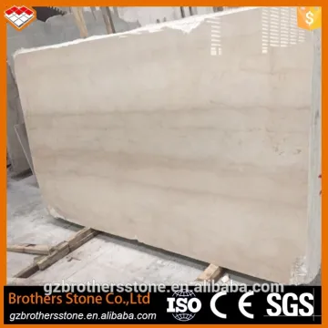 Home decoration polished cream marfil marble slab white wood grain marble