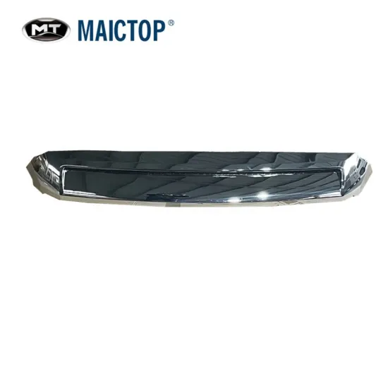 MAICTOP Car Hood Engine Grille Chromed Trim for Tundra 2018-2021