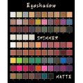 9 Color Square Make -up Lidschattenpalette für Frauen