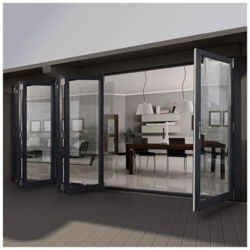 Custom Interior Aluminum Glass Sliding and Folding Doors for Sound Insulation