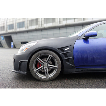 Carbon Fiber Fender Wings for Infiniti G37 G35 G25 Q60 Sedan Coupe Convertible - DarwinPRO JP Style