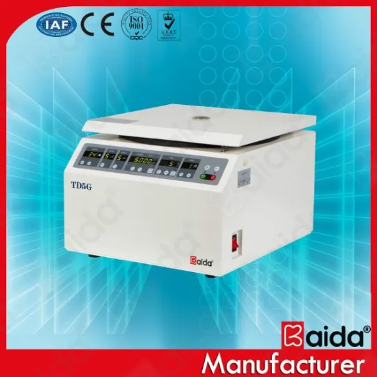 TD5G low speed benchtop Blood centrifuge machine
