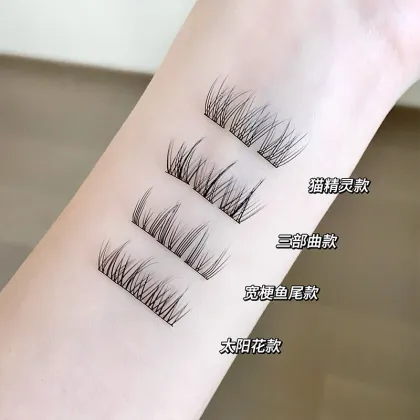 Preglued Lash Clusters Self Adhesive Press On Eyelashes