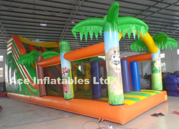 Top Quality Inflatable Jungle&Animal Slide