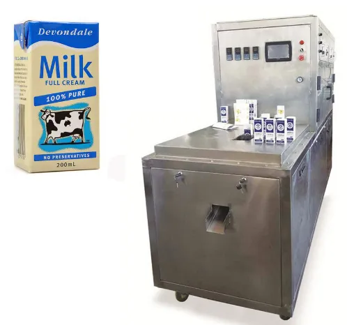 Semi-Automatic Juice Carton Filling and Sealing Machine