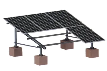 ground and pland roof aluminum solar panel brackets