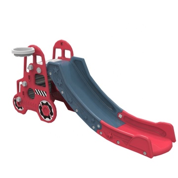 New Unique Design Cute Car Style Indoor Plastic Slide for Children - Non-Toxic and Long Slide