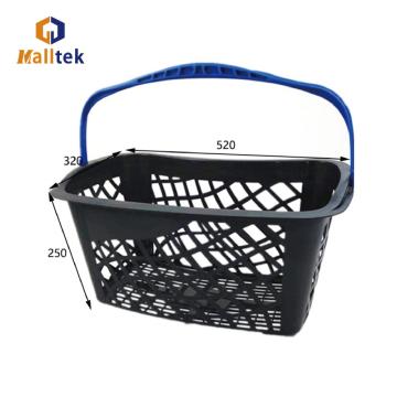 Supermarket Hollow Grid Shopping Hand Basket