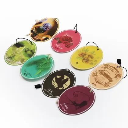 High-Quality Hanging Car Paper Air Freshener Natural Perfume