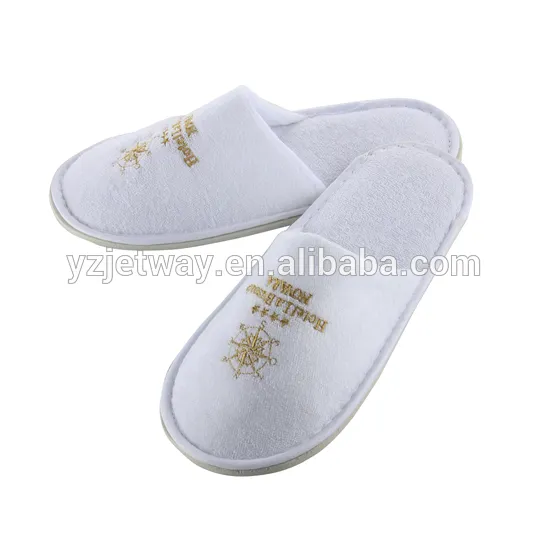 High Quality Disposable Hotel Slippers with EVA or Anti-slip dots sole