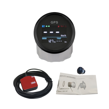 ELING 52mm Digital GPS Speedometer with Odometer and Overspeed Alarm for 12V/24V Vehicles