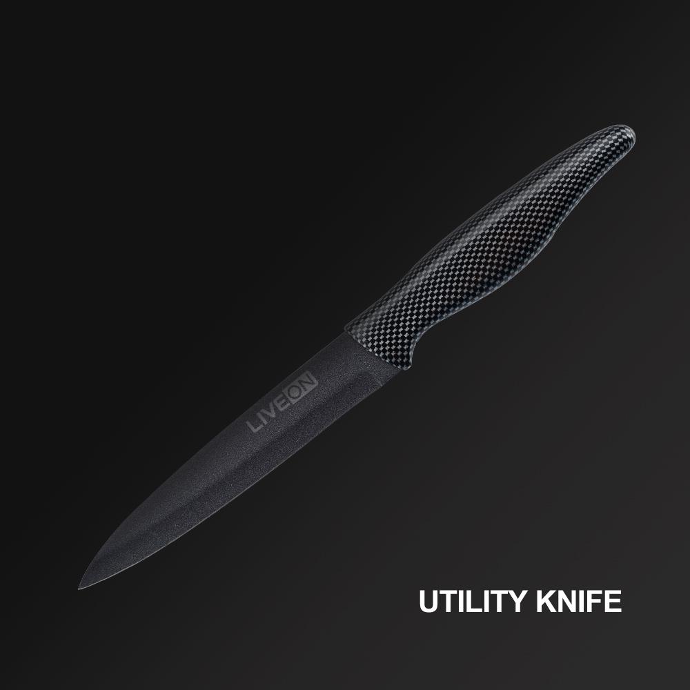 5`` طلاء الفولاذ المقاوم للصدأ سكاكين UTILITY