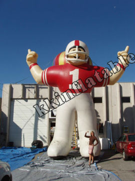 8mH giant inflatable characters, inflatable sports man for advertising KKM-L067