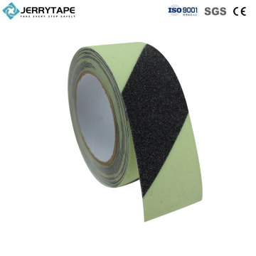 Anti Slip Safety Grip Tape Green Glowing In The Dark