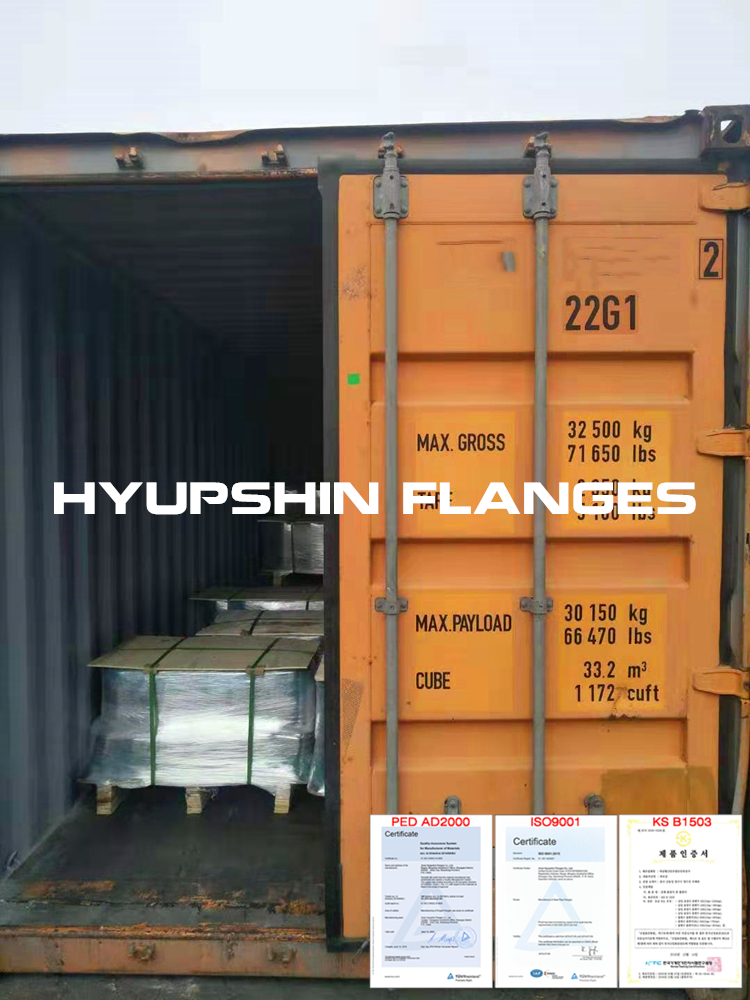 Hyupshin Flanges Shipping Containers