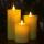 Battery Powered Moving Flame Led Wax Flameless Candles