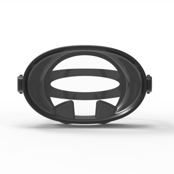 New Professional Dive Mask: Frameless, Bigger Size, Wide View Oval Design for Enhanced Freediving Experience