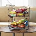 2 Tier Stacking Pantry Storage Basket