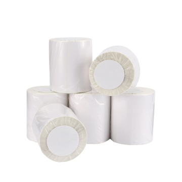 Custom 4x6 blank adhesive direct thermal labels roll