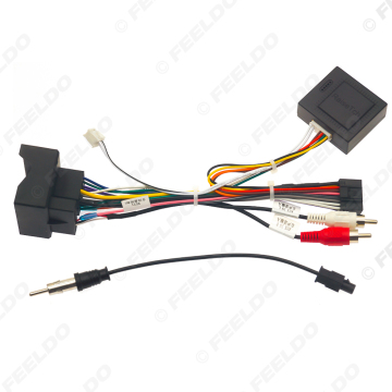 16pin Power Cord Wiring Harness Adapter with CANBUS Box for Mercedes-Benz E-Class W211/W220 (08-16) Installation Head Unit