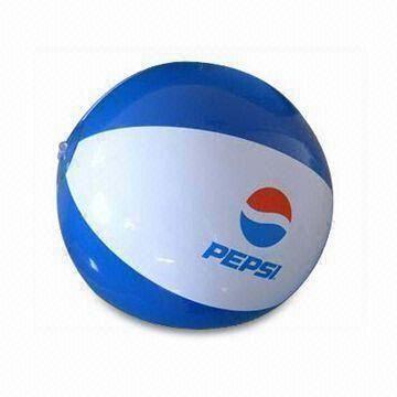 Promotional Inflatable Beach Ball, Made of PVC