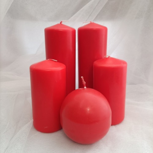Bulk Buy Valentine Gift Cylinder Pillar Candles