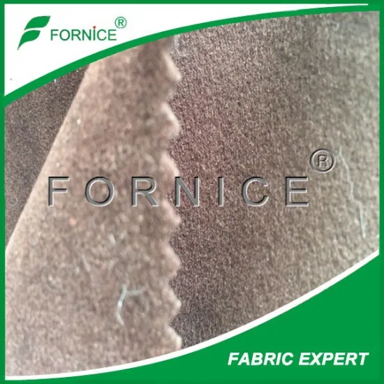 China manufacturer 100% polyester flock textiles leather for shoes