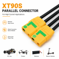 90A XT90-S Anti-Spark Wire Harness Connector 10AWG Pure Copper 200°C Silicone Cable Assembly for FPV Drone RC Car Lipo Battery