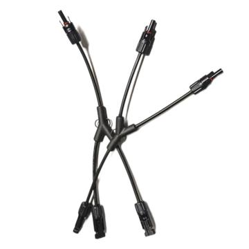 TOP Hengda 1KV Solar PV Panel Adapter Cable Connector with 3 Branch Y-Type for Parallel Solar Array Connection