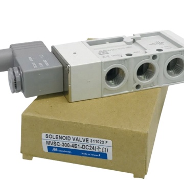 Mindman MVSC-300-4E1: 24VDC 5/2 Way Pneumatic Solenoid Valve - Original and 100% New
