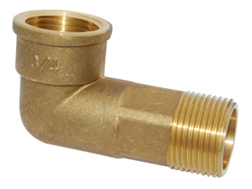 brass elbow fitting